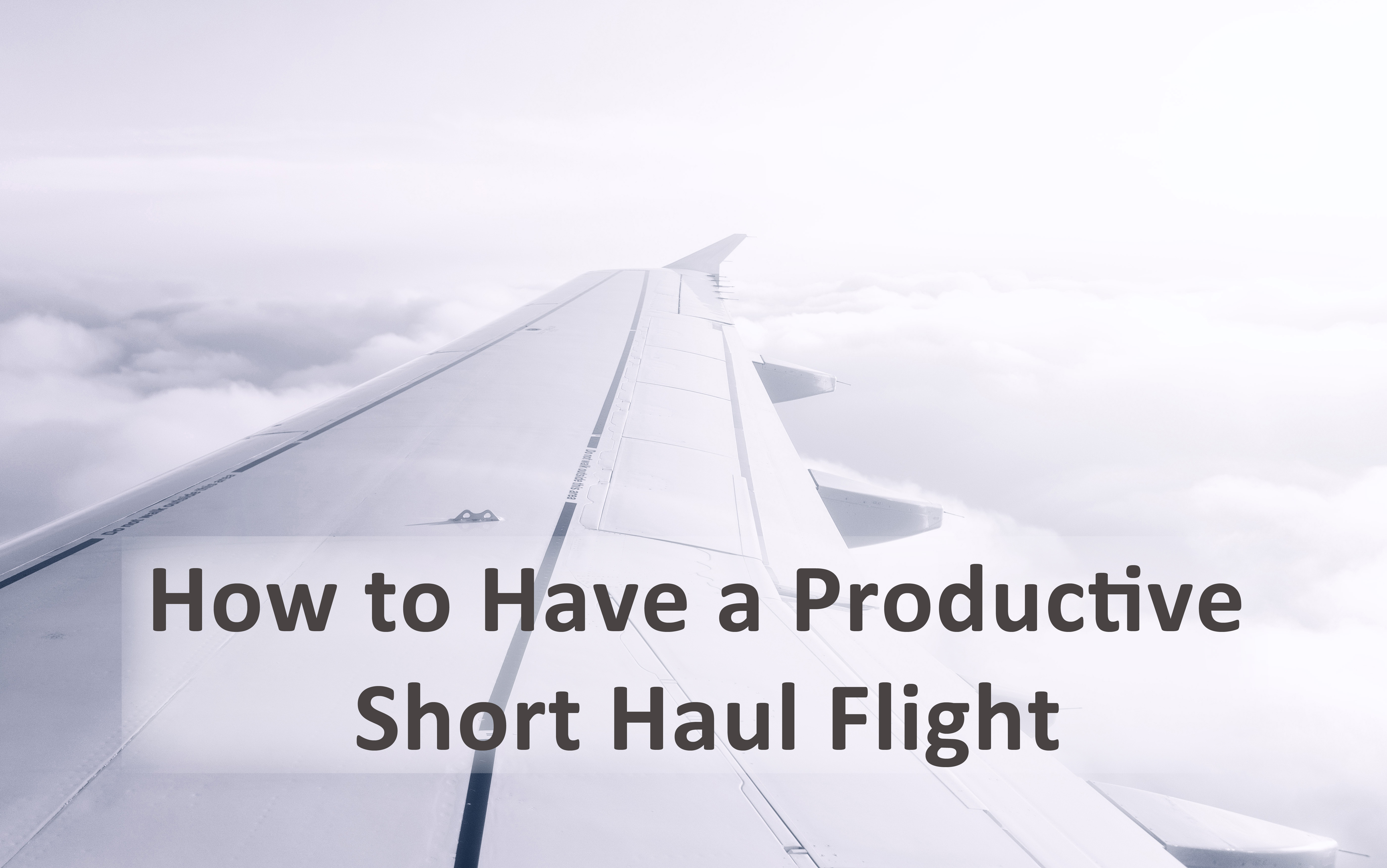 You are currently viewing How to Have a Productive Short Haul Flight
