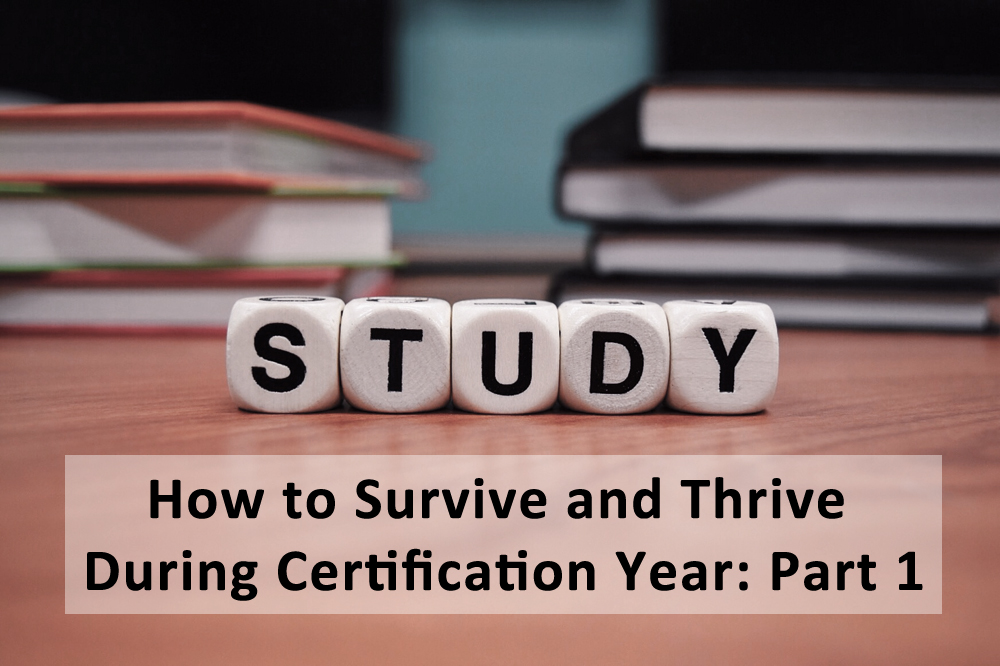 You are currently viewing How Survive and Thrive During Certification Year: Studying